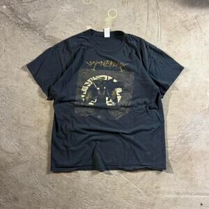 Satan Archist Y2K Thrash Metal Black Band Tee Graphic T-Shirt